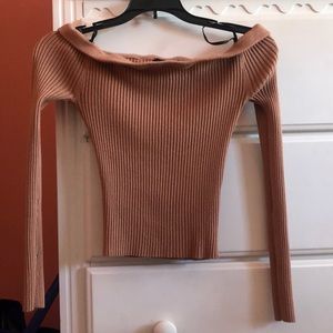Forever 21 Ribbed Off the Shoulder Top